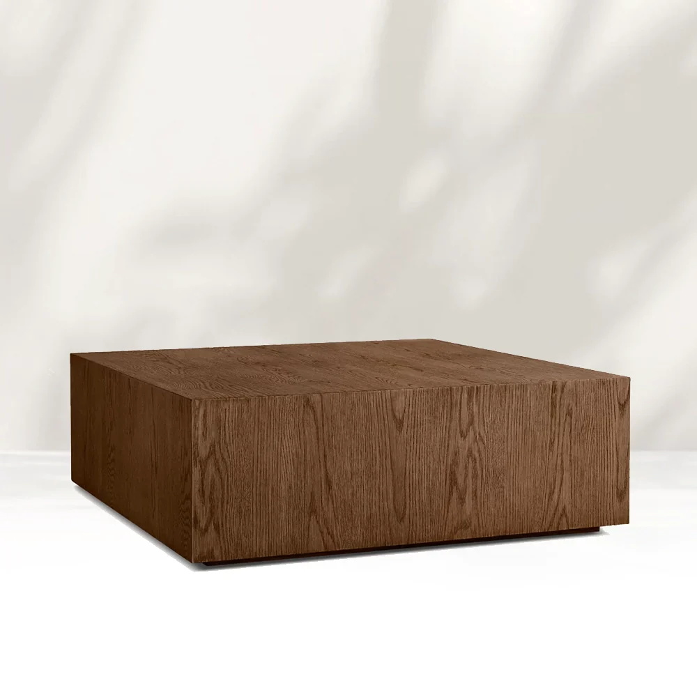 American Living Room RH Solid Wood Coffee Table Американская гостиная RH Cold Wood Mawsleble