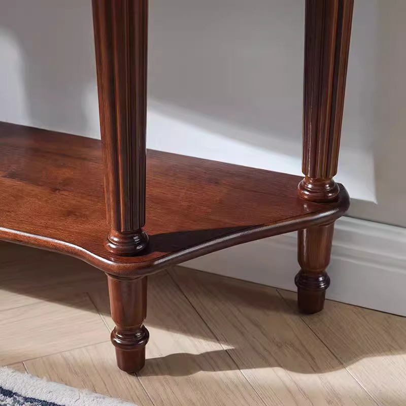 Ретро полукруглый входной шкаф в американском стиле