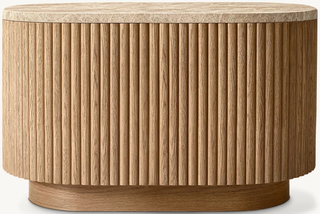 Каменный прямоугольник боковой стол