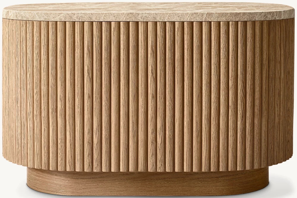 Каменный прямоугольник боковой стол