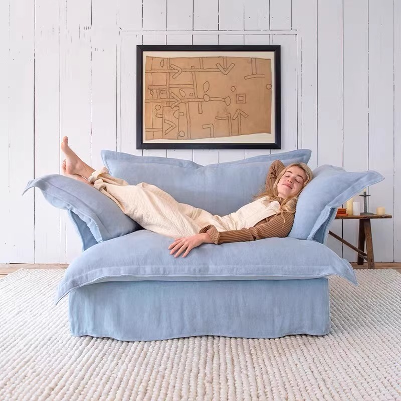 Минималистский супер мягкий диван для расслабления