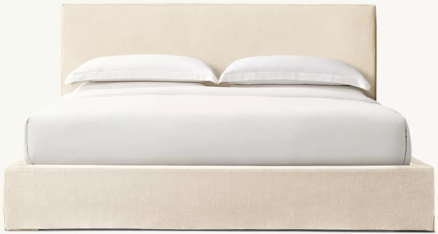  Кровать из тканевой панели с расщеплением