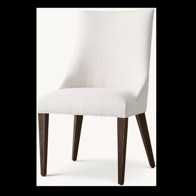 Современные минималистские обеденные стулья из белого дуба