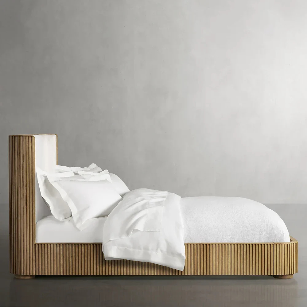 Сплошные деревянные кровати