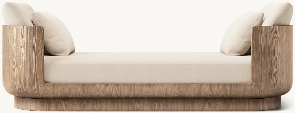 Ткань с двойной рукой кушетка