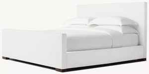 Кровать платформы тканевой панели с подношкой