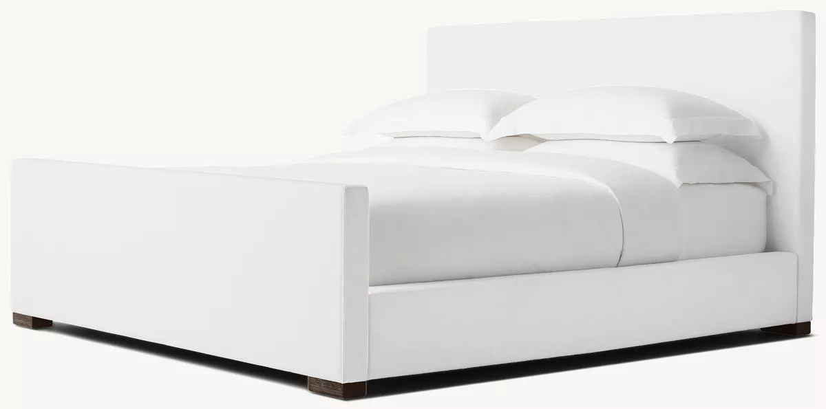 Кровать платформы тканевой панели с подношкой