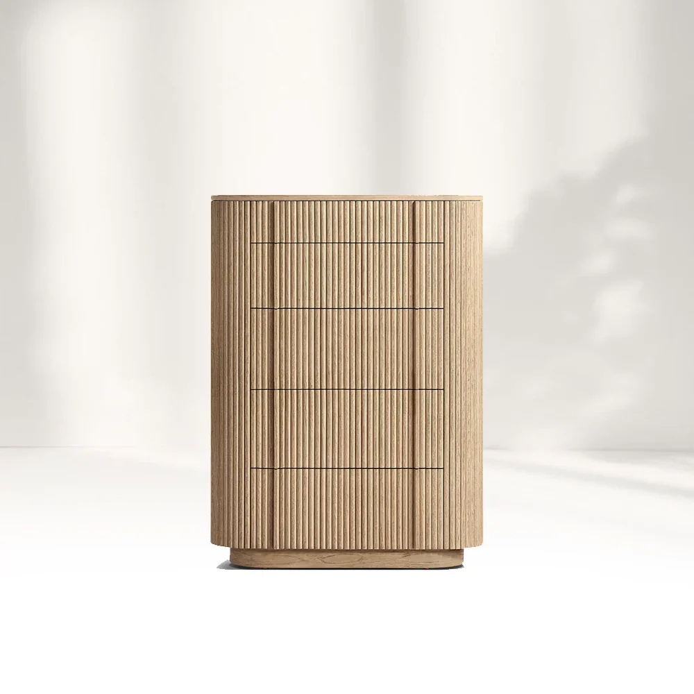 Современный шкаф 5-дрейнг узкий комод