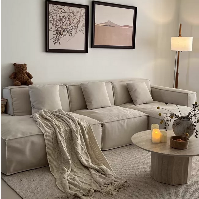 Французский диван ткани Винни