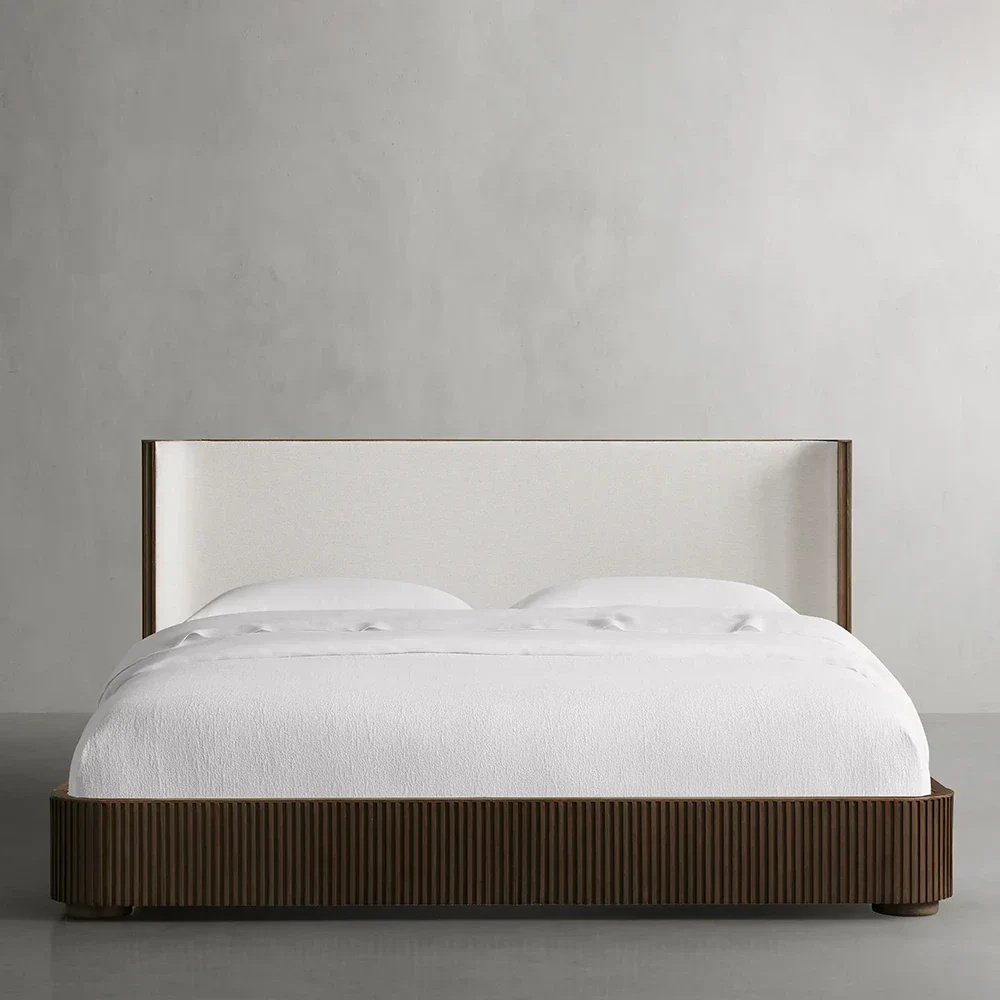 Сплошные деревянные кровати