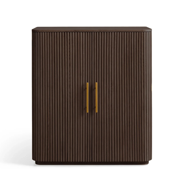 Современный винный шкаф белого дуба