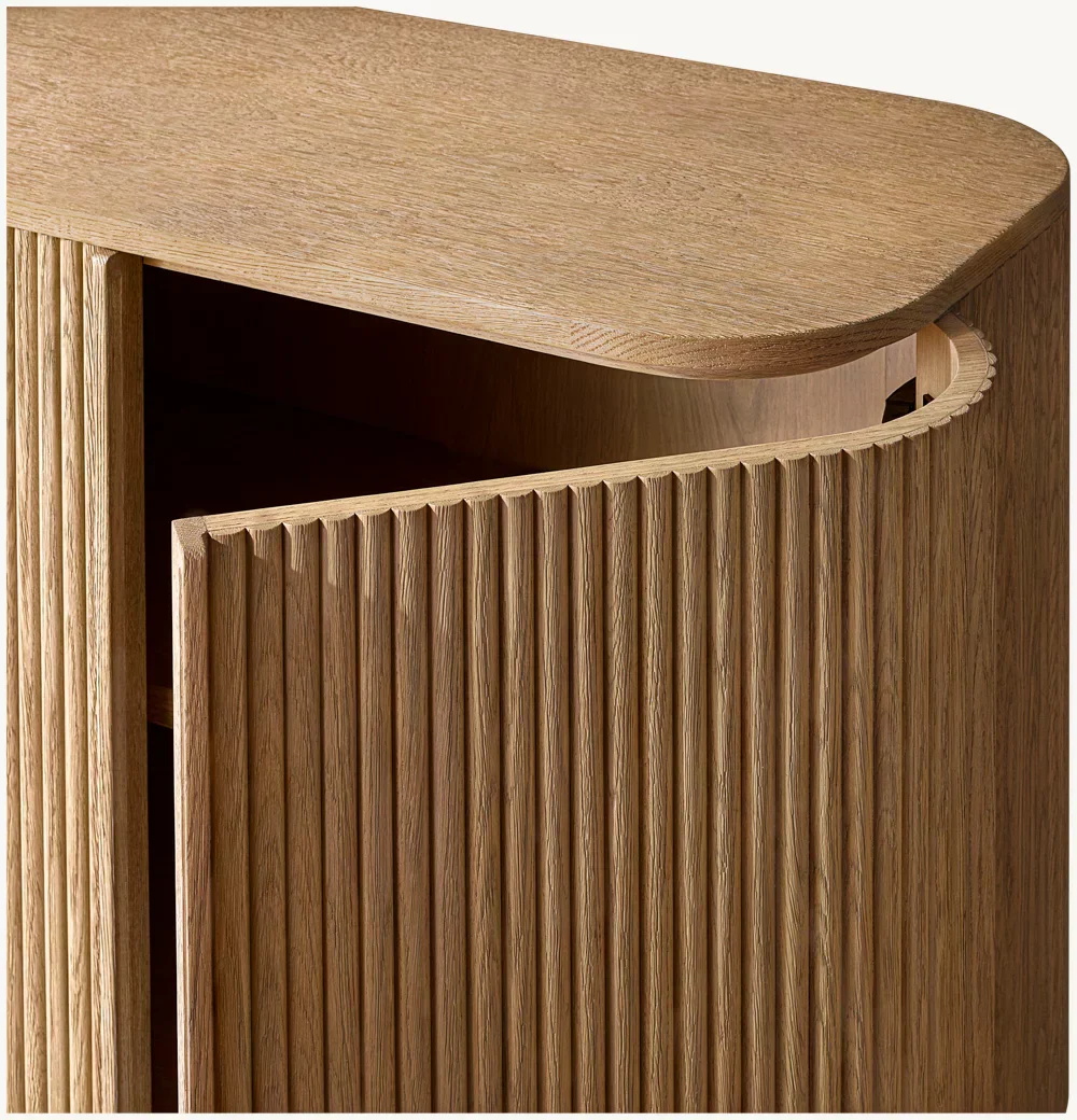 Американская гостиная сплошной древесина белый дуб входной шкаф телевизор