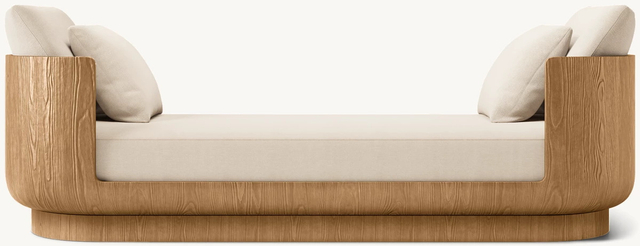 Ткань с двойной рукой кушетка