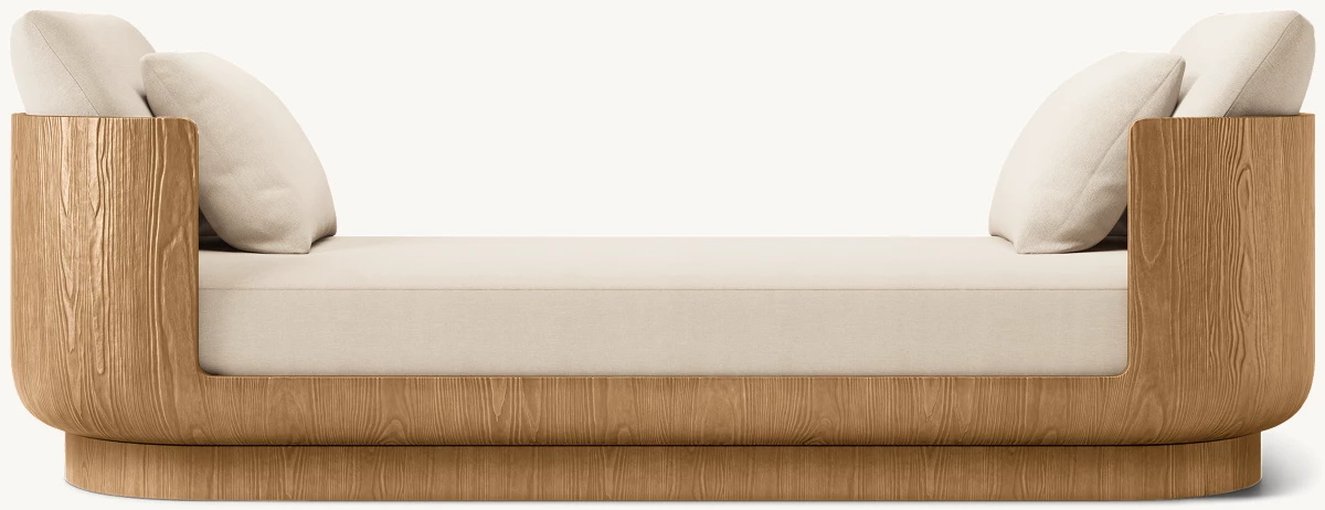 Ткань с двойной рукой кушетка