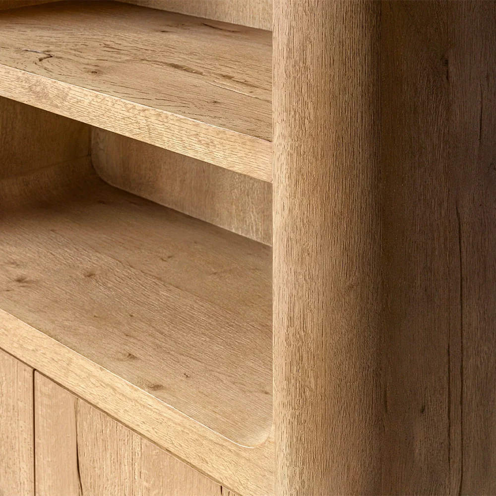 Натуральный - вдохновенный деревянный хранение полки