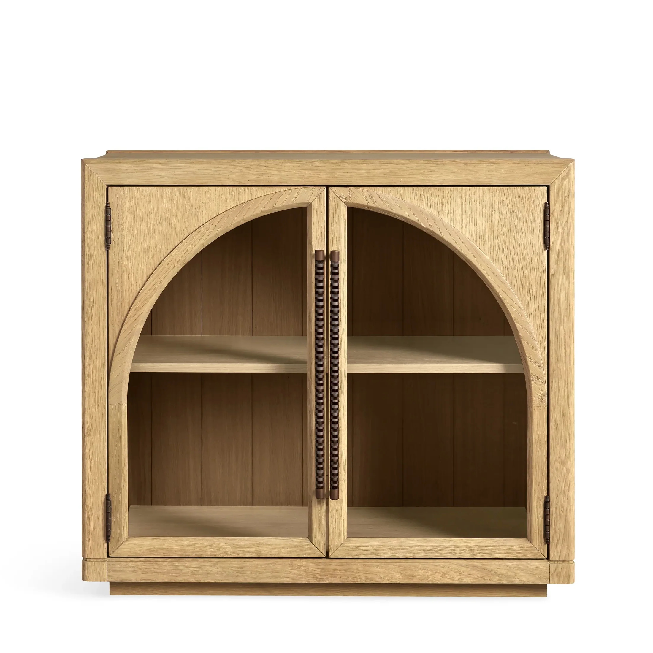 Низкий - профиль черное стекло - передний шкаф