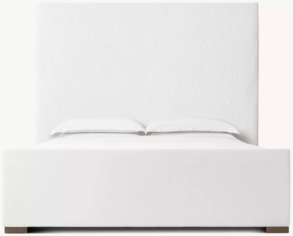 Кровать платформы тканевой панели с подношкой