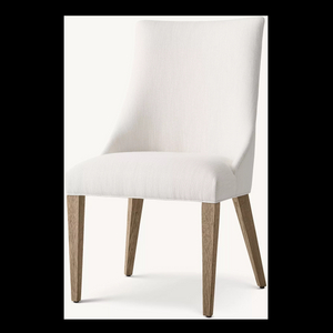 Современные минималистские обеденные стулья из белого дуба