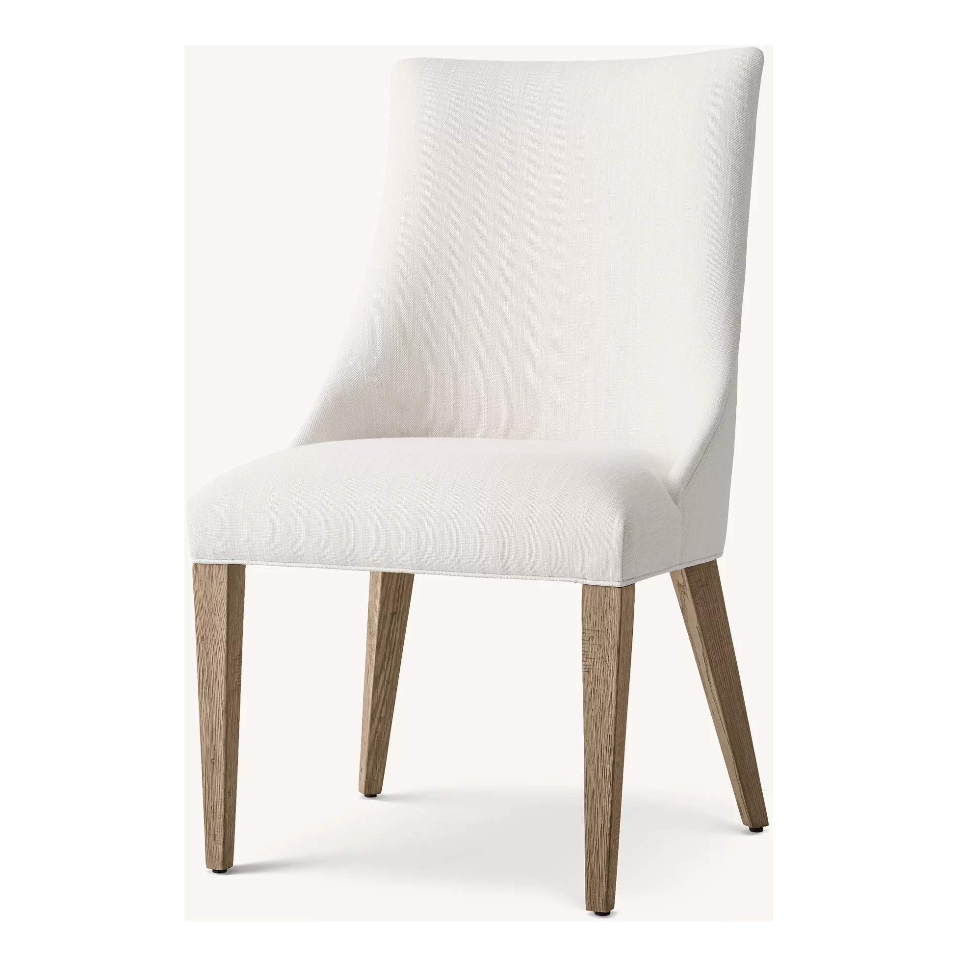 Современные минималистские обеденные стулья из белого дуба