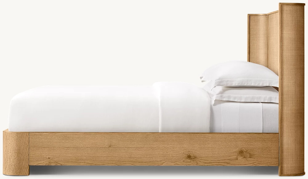 Американская сплошная двуспальная кровать