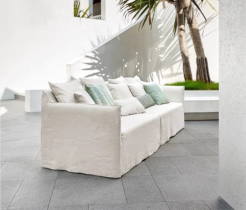 Японская льняная ткань простой диван