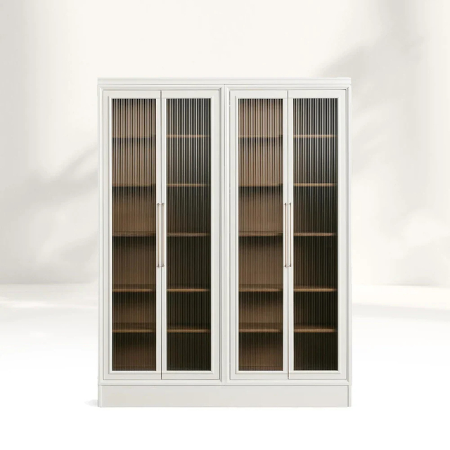 Современное минималистское стекло - шкаф для хранения двери