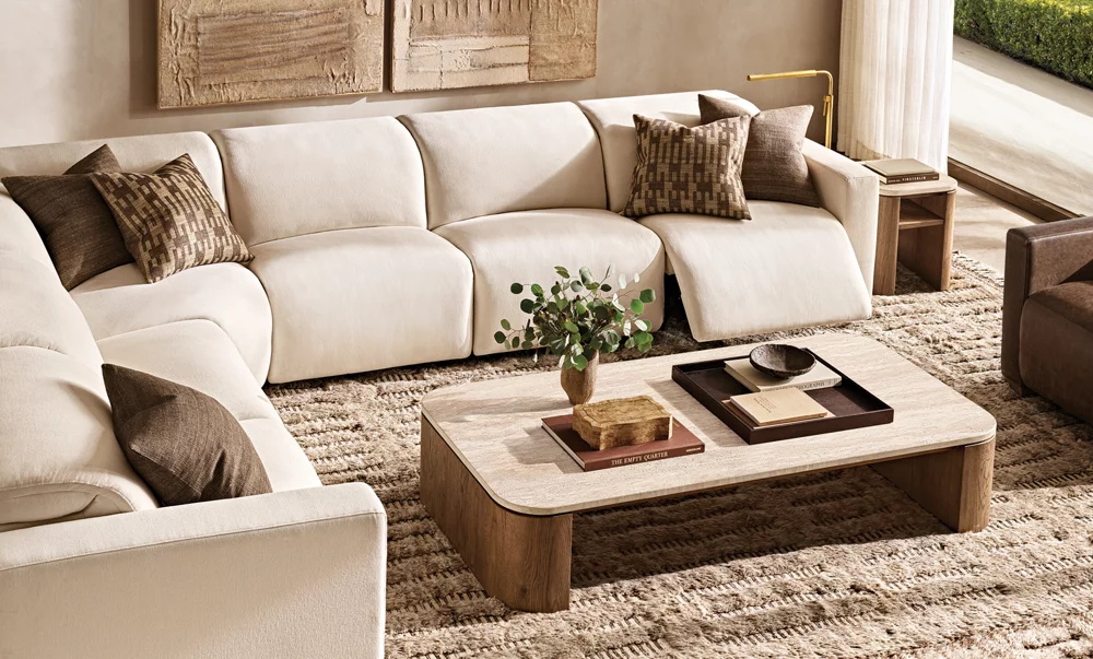 Сплошной квадратный боковой стол