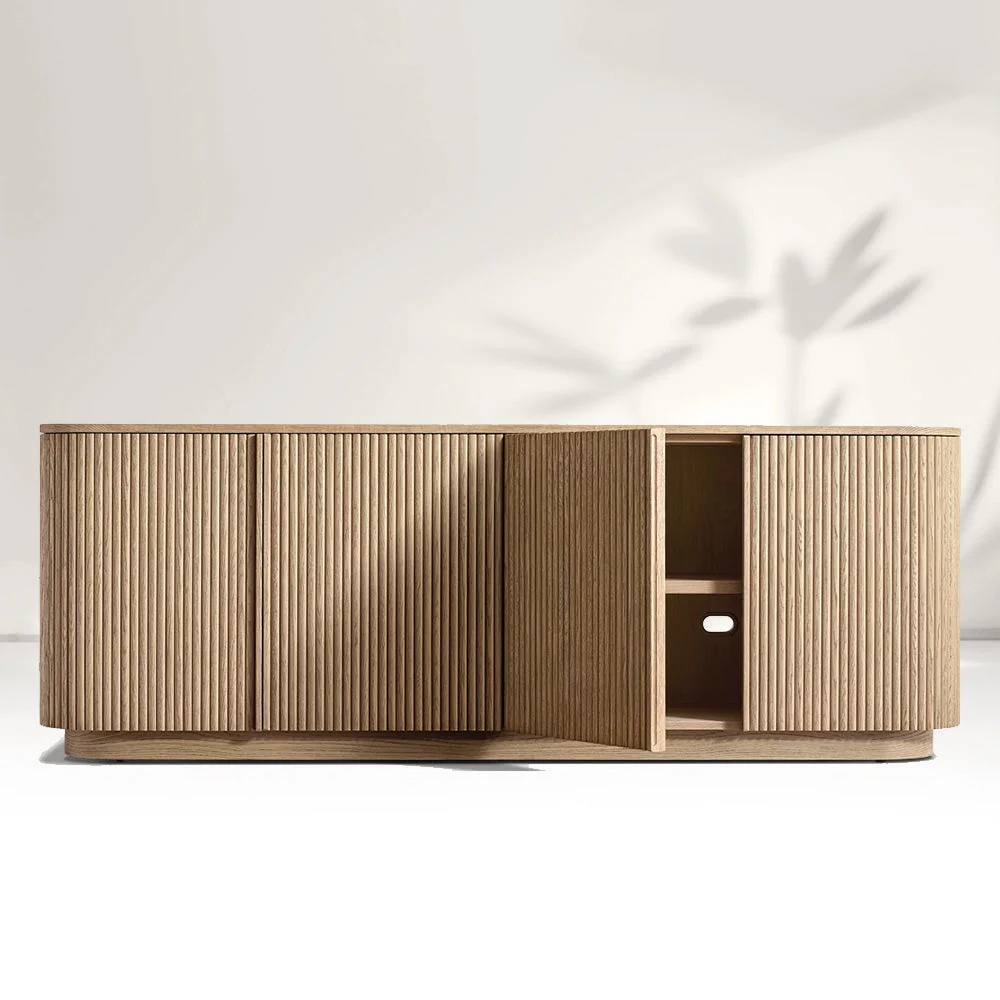 Американская гостиная сплошной древесина белый дуб входной шкаф телевизор