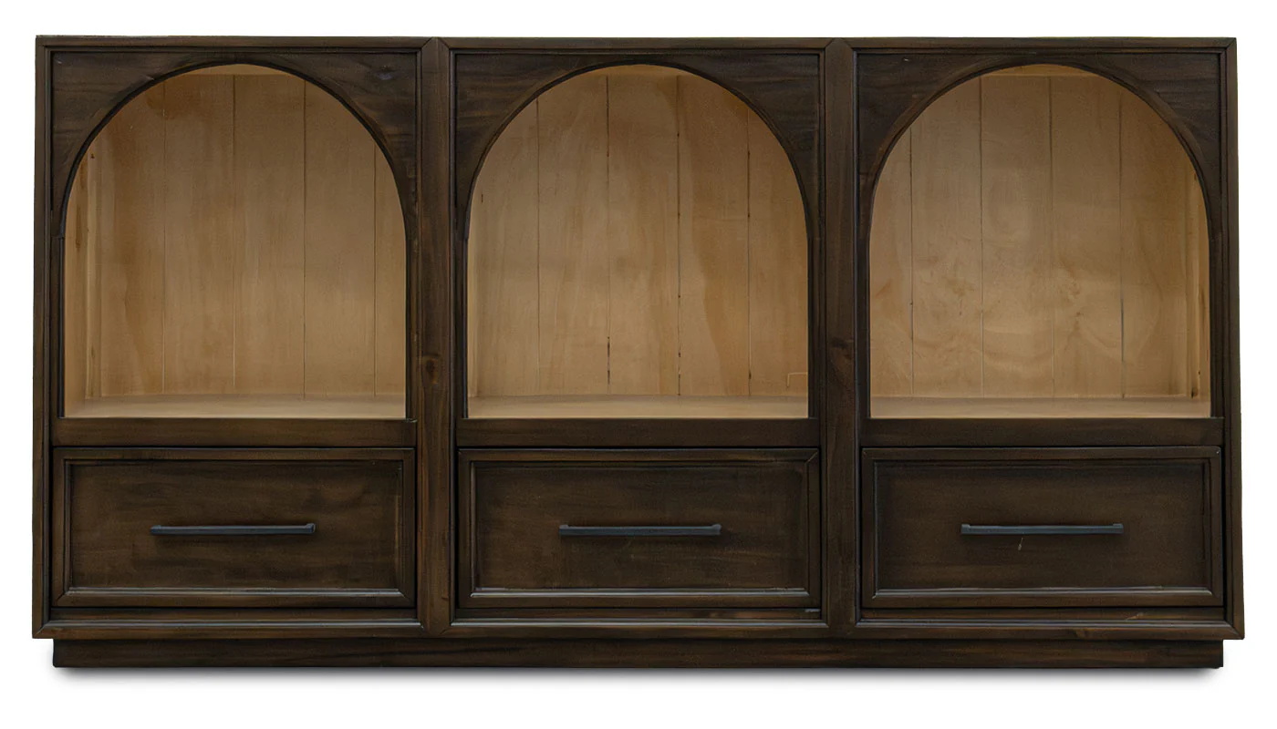 Условная консоль хранения арки