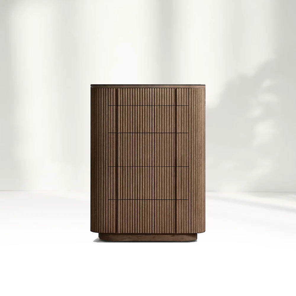 Современный шкаф 5-дрейнг узкий комод