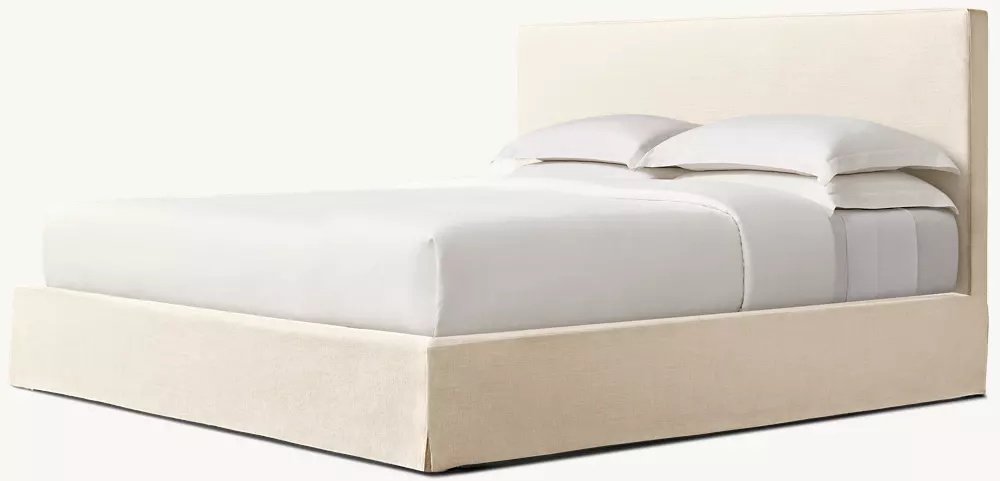  Кровать из тканевой панели с расщеплением