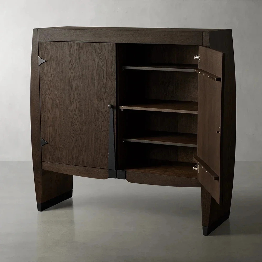 Художественный дуб - финишная акцентная шкаф