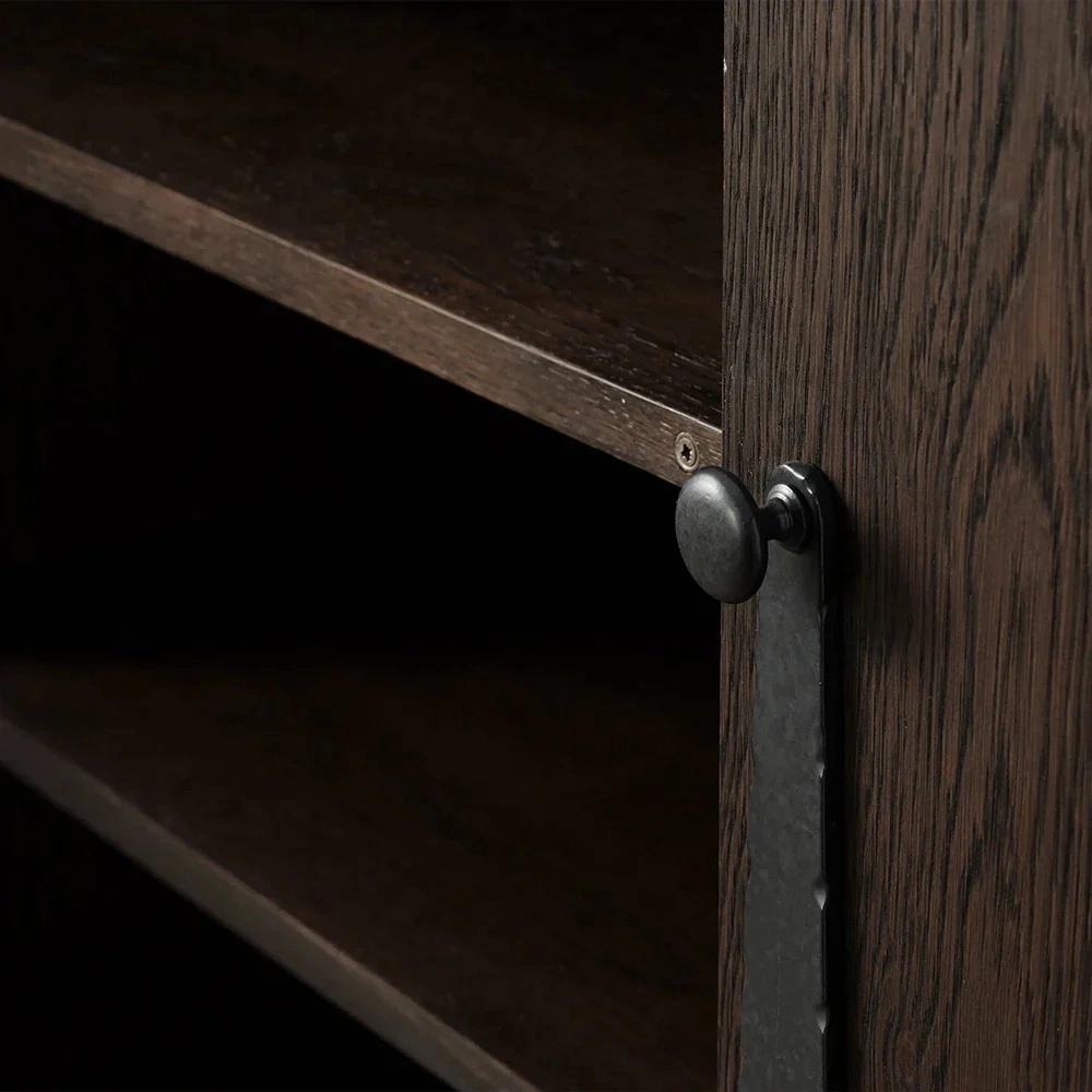 Художественный дуб - финишная акцентная шкаф