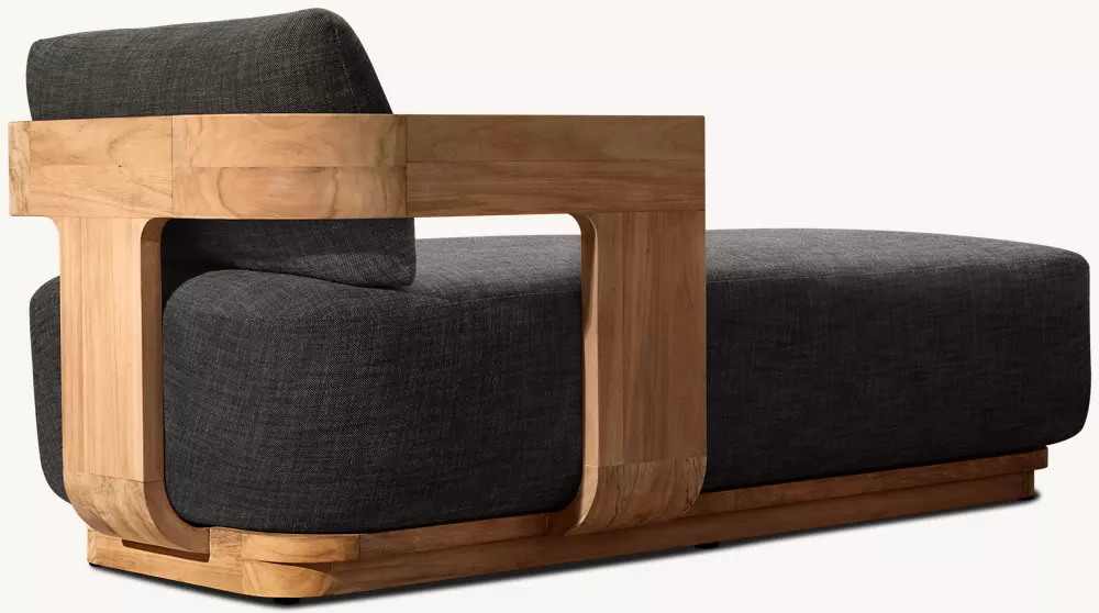 Кресло для отдыха на открытом воздухе из тикового дерева