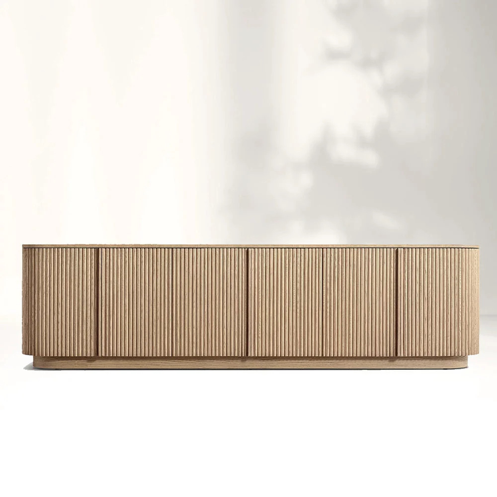 Американская гостиная сплошной древесина белый дуб входной шкаф телевизор