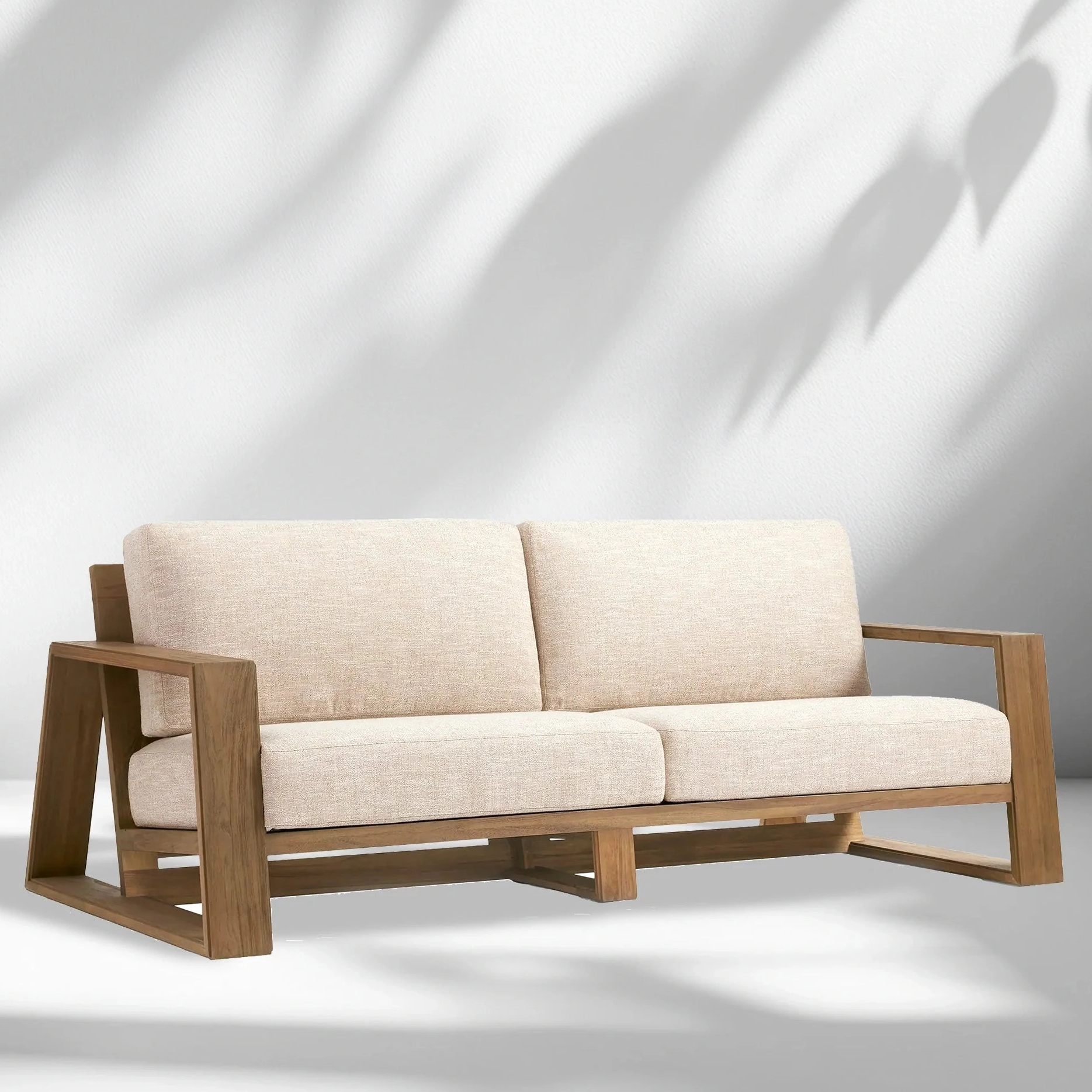 Открытый тиковой диван в выветрившемся олене 