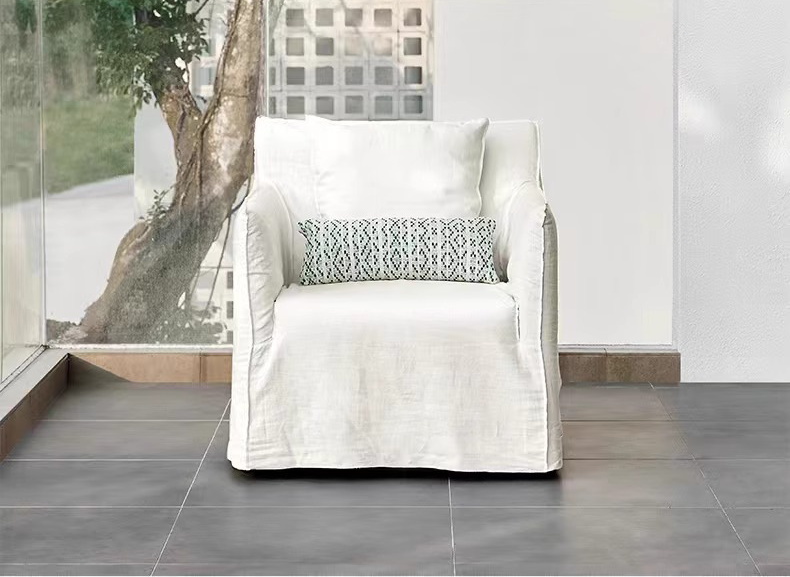 Японская льняная ткань простой диван