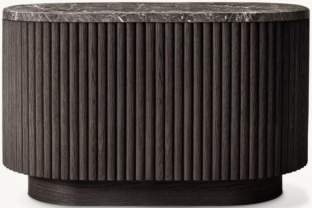 Каменный прямоугольник боковой стол