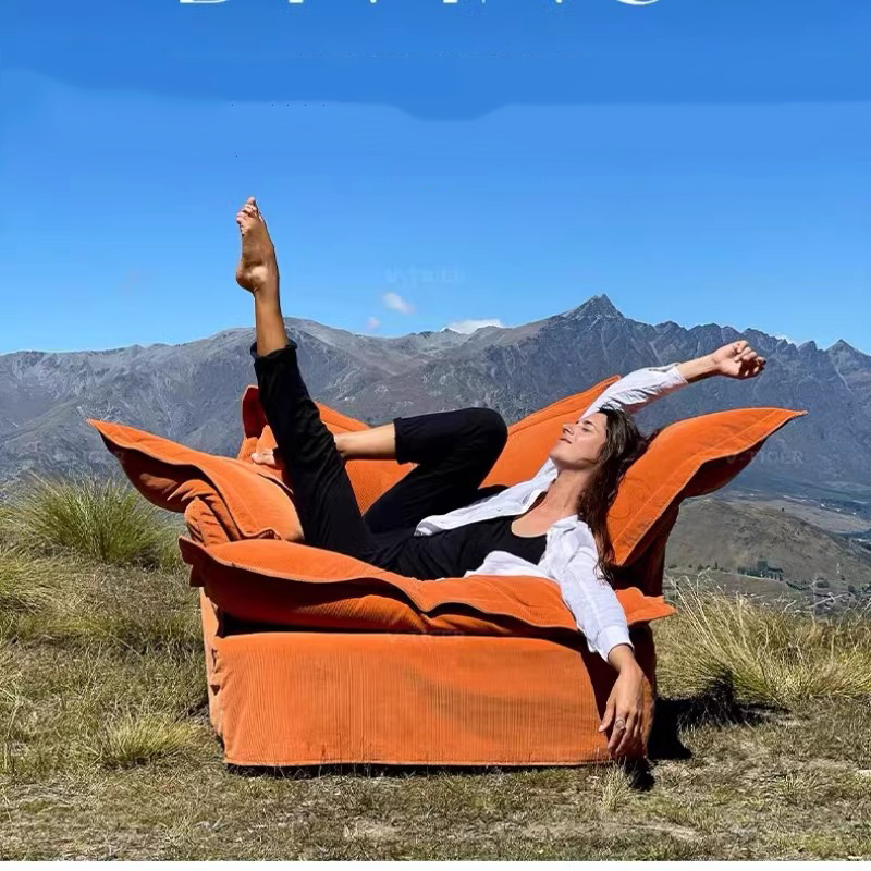 Минималистский супер мягкий диван для расслабления