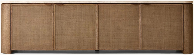 Тканая 4-дверная медиа-консоль