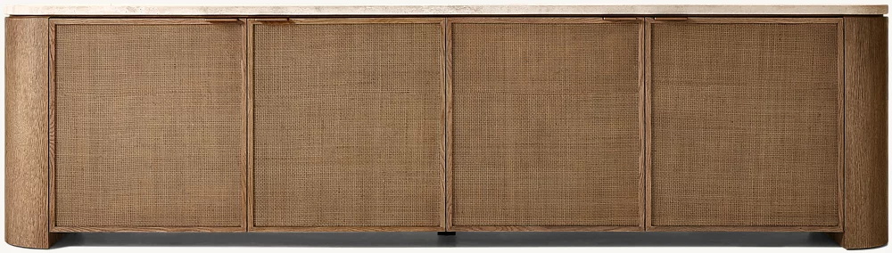 Тканая 4-дверная медиа-консоль