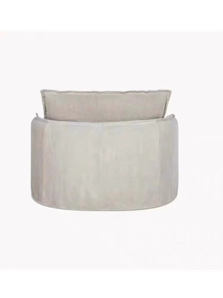 Съемный и моющий круглый одиночный диван