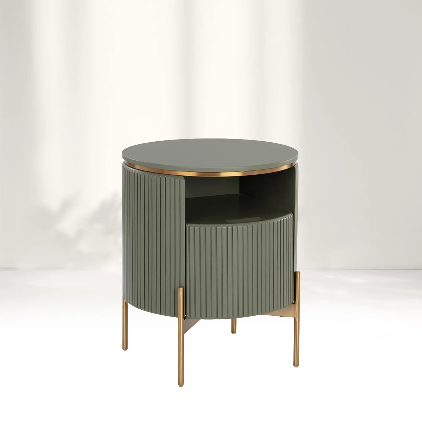  Вертикальный - полосатый круглый буфет