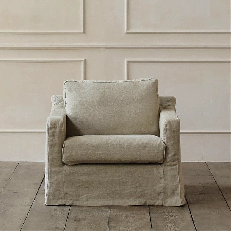 Съемный и моющий винтажный диван