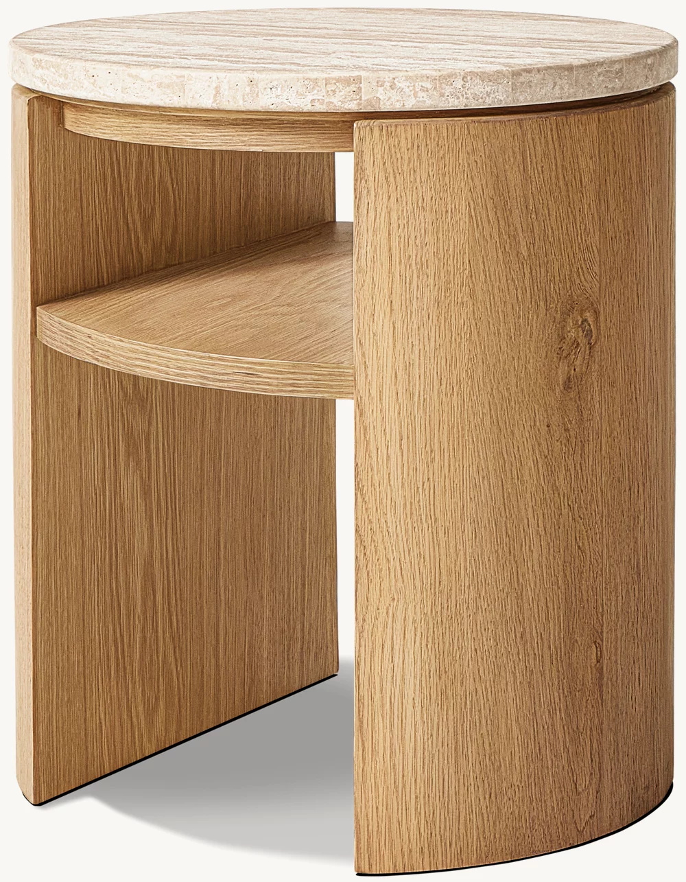 Сплошной деревянный круглый стол