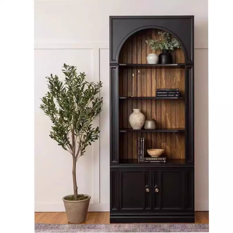 Ретро-арочный сплошной древесина