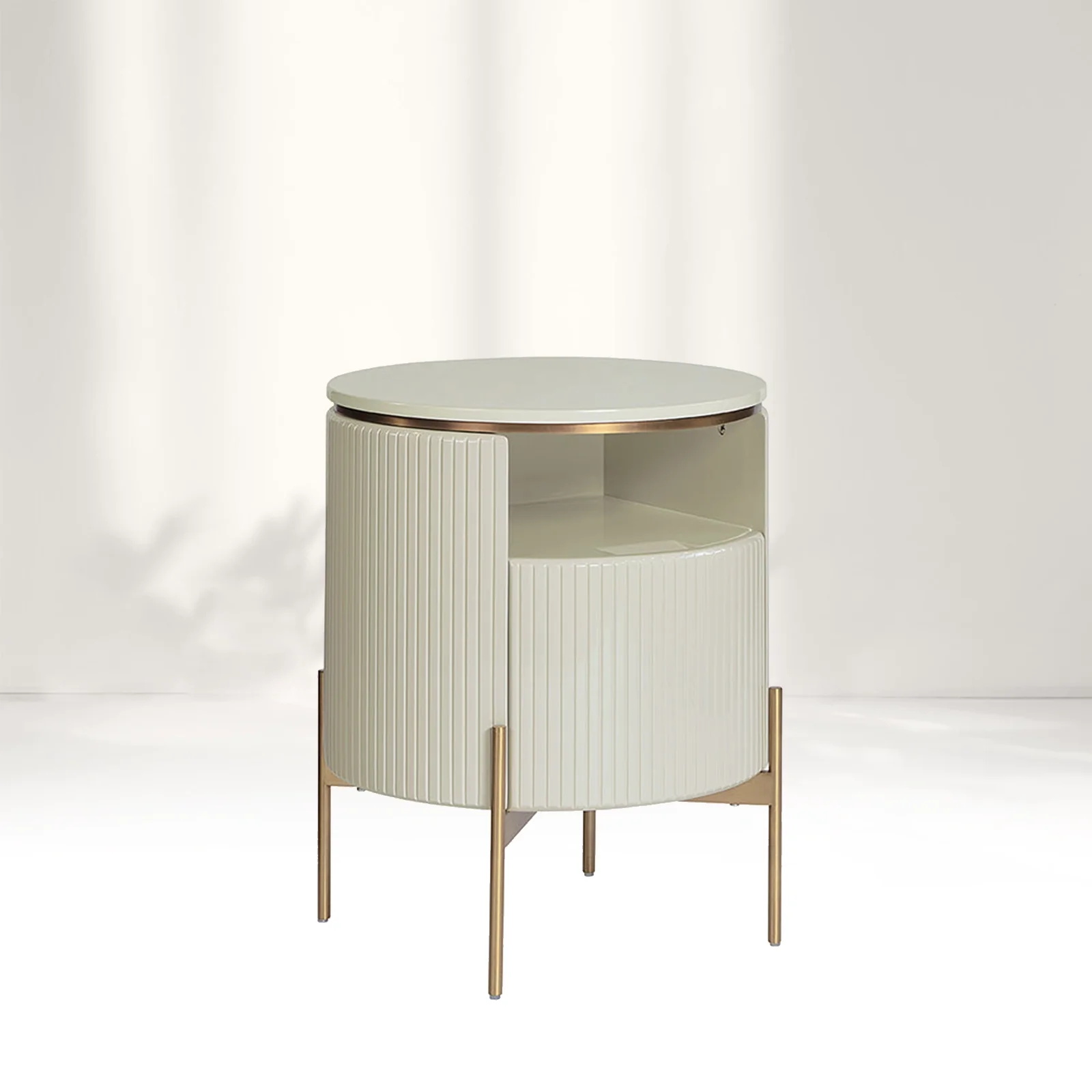  Вертикальный - полосатый круглый буфет