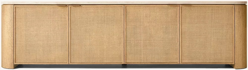 Тканая 4-дверная медиа-консоль