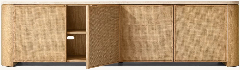 Тканая 4-дверная медиа-консоль