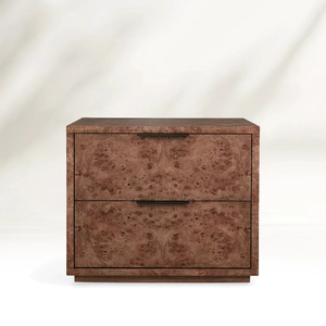 Роскошная бурел и кожаный ночной стол